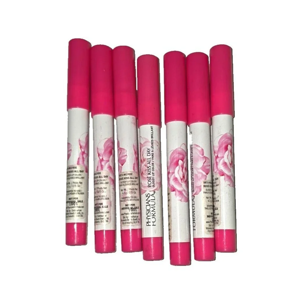 Physicians Formula Rose Kiss All Day Lot 7 She's A Wild Rose Glossy Lip Color